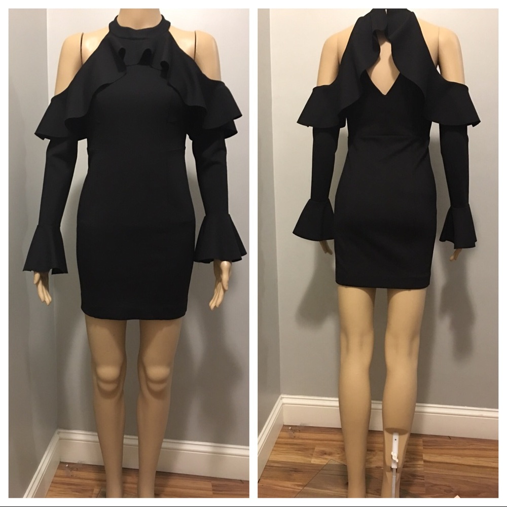 Free People dress with the cold shoulders